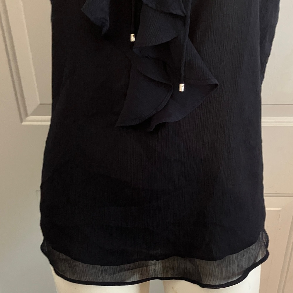 Tommy Hilfiger Black Sleeveless Blouse - Picture 5 of 5